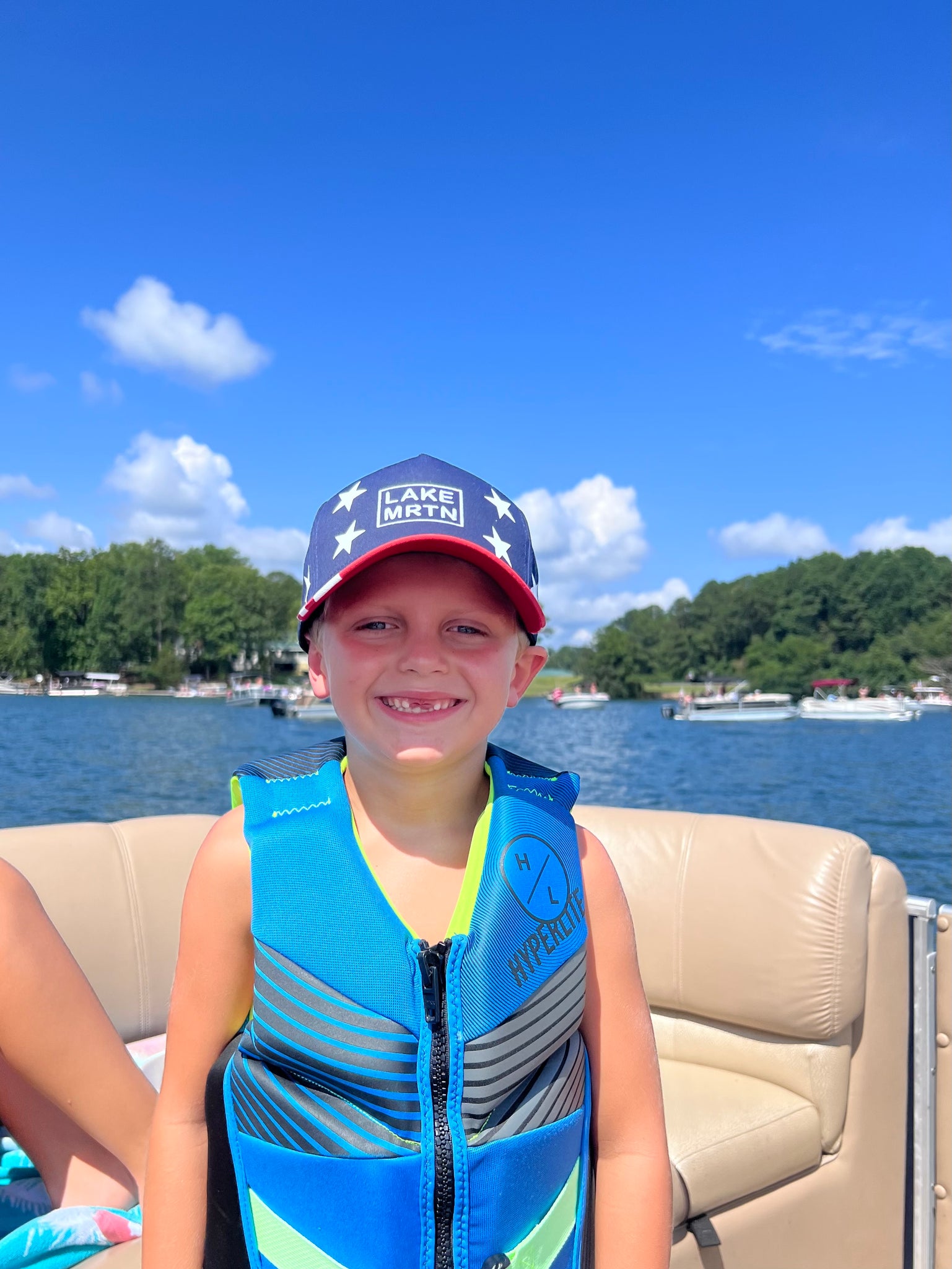 Lake Martin American Flag Hat