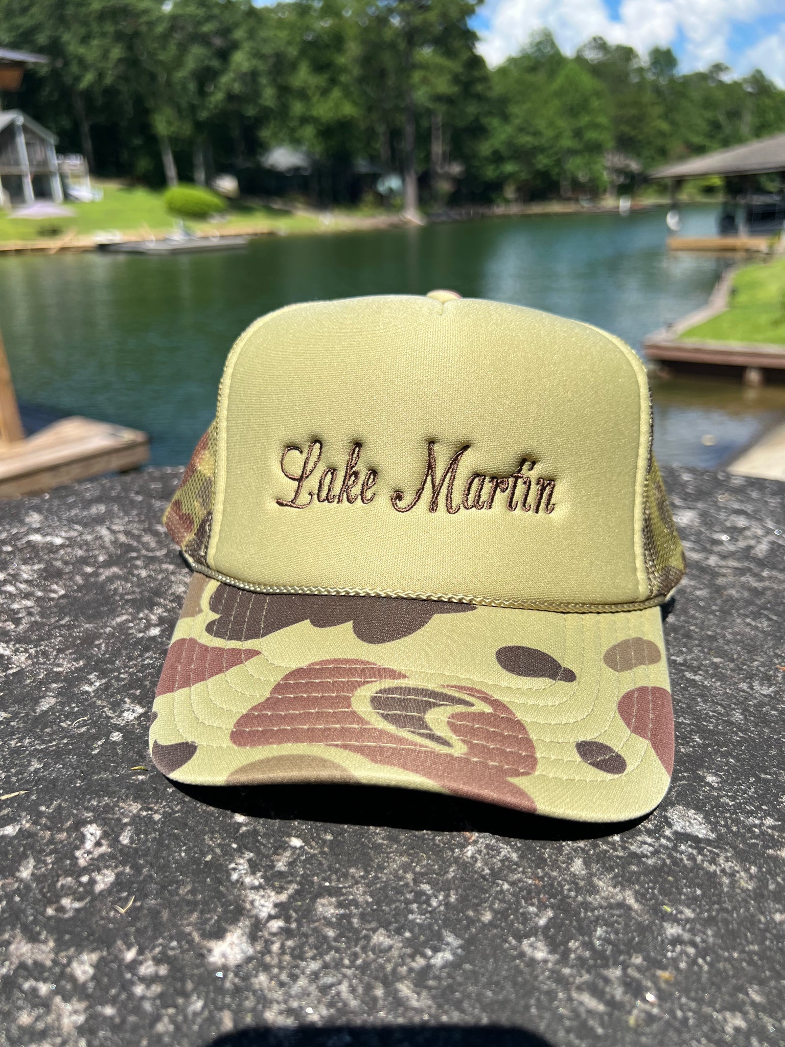 Lake Martin Camo Hat